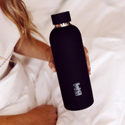 Personalised Eco Black Water Bottle (500ml)