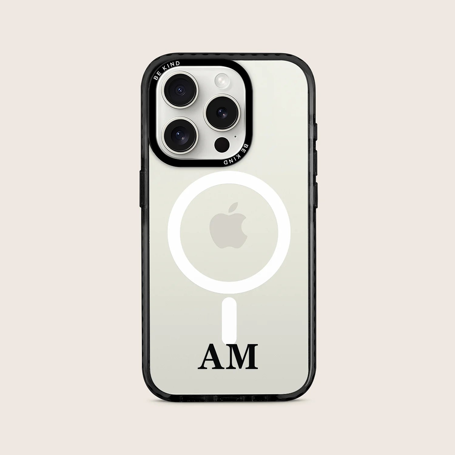 Clear MagSafe Small Initials