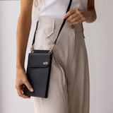 AVA  - Crossbody Phone Bag (Black)