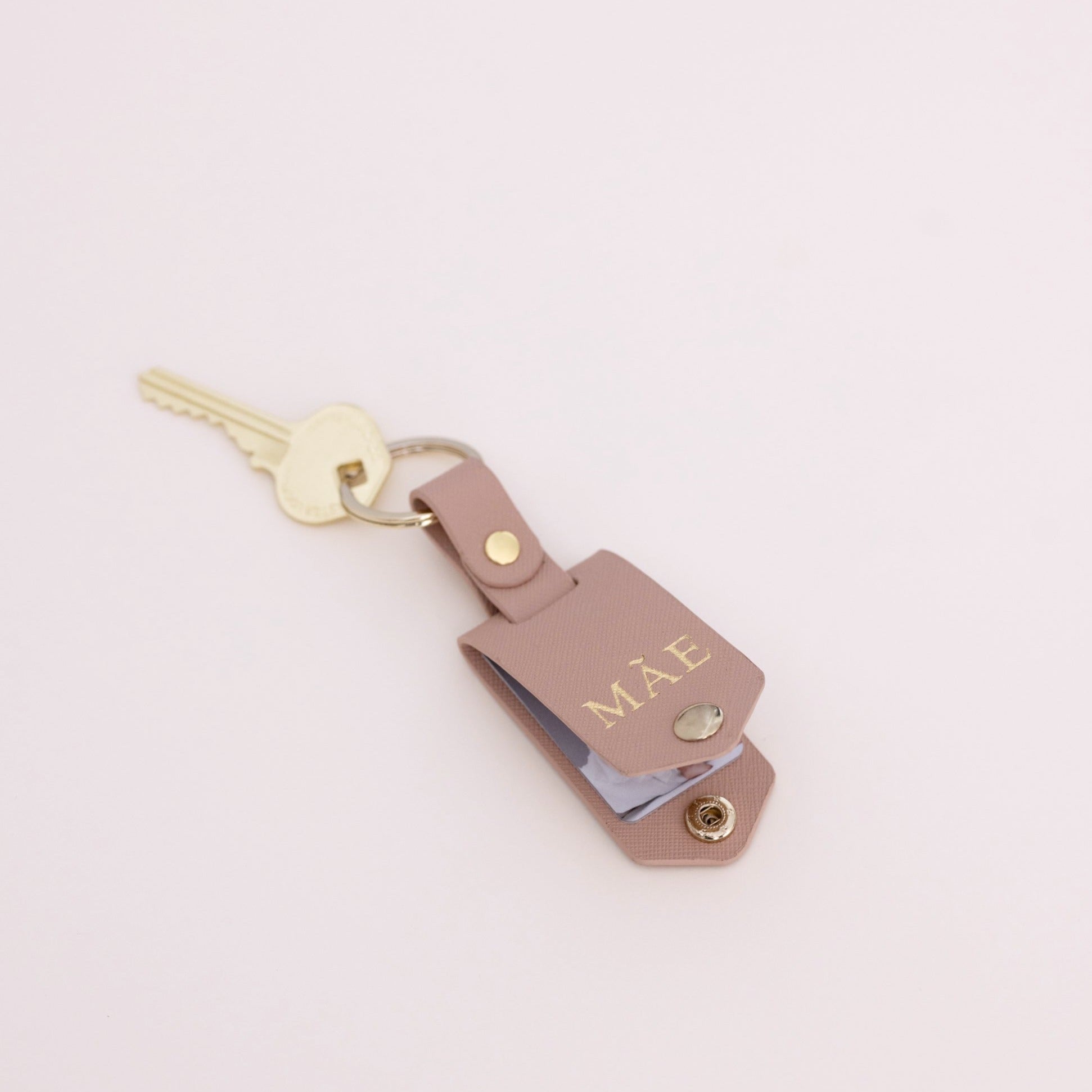 Photo Leather Keyring Nude