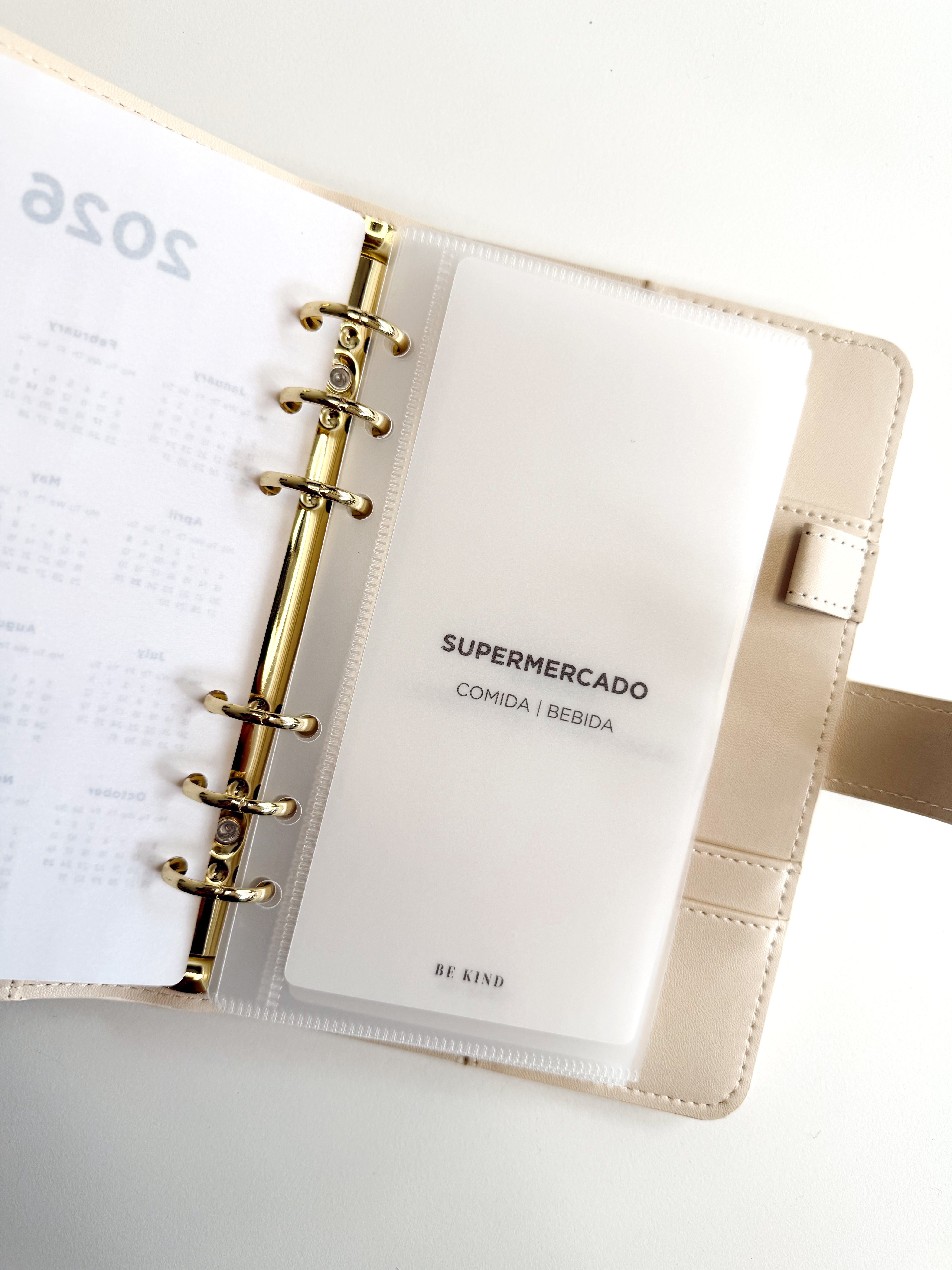 Dossier de Poupança Premium - Cream