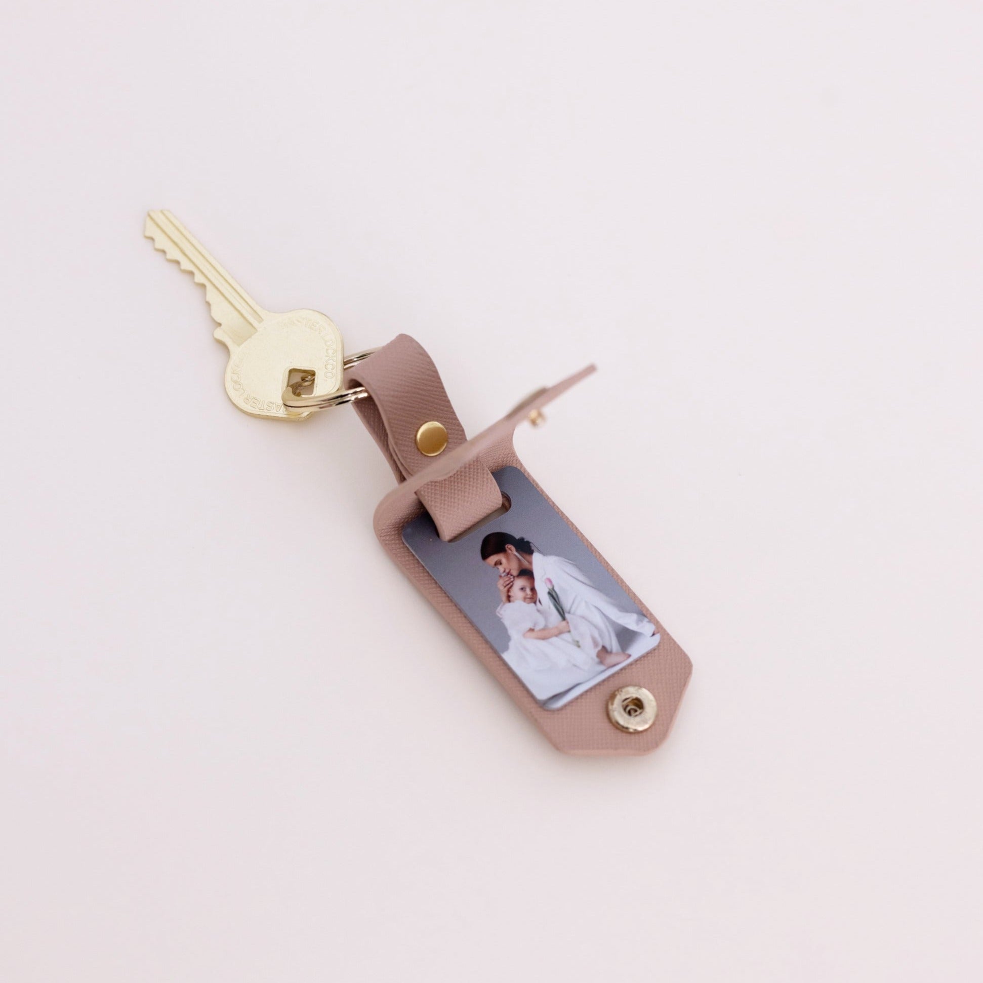 Photo Leather Keyring Nude