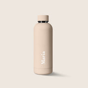 Personalised Eco Cream Water Bottle (500 ml)