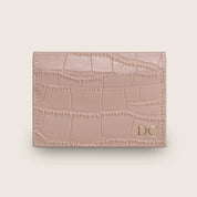 Cardholder - Croc Nude