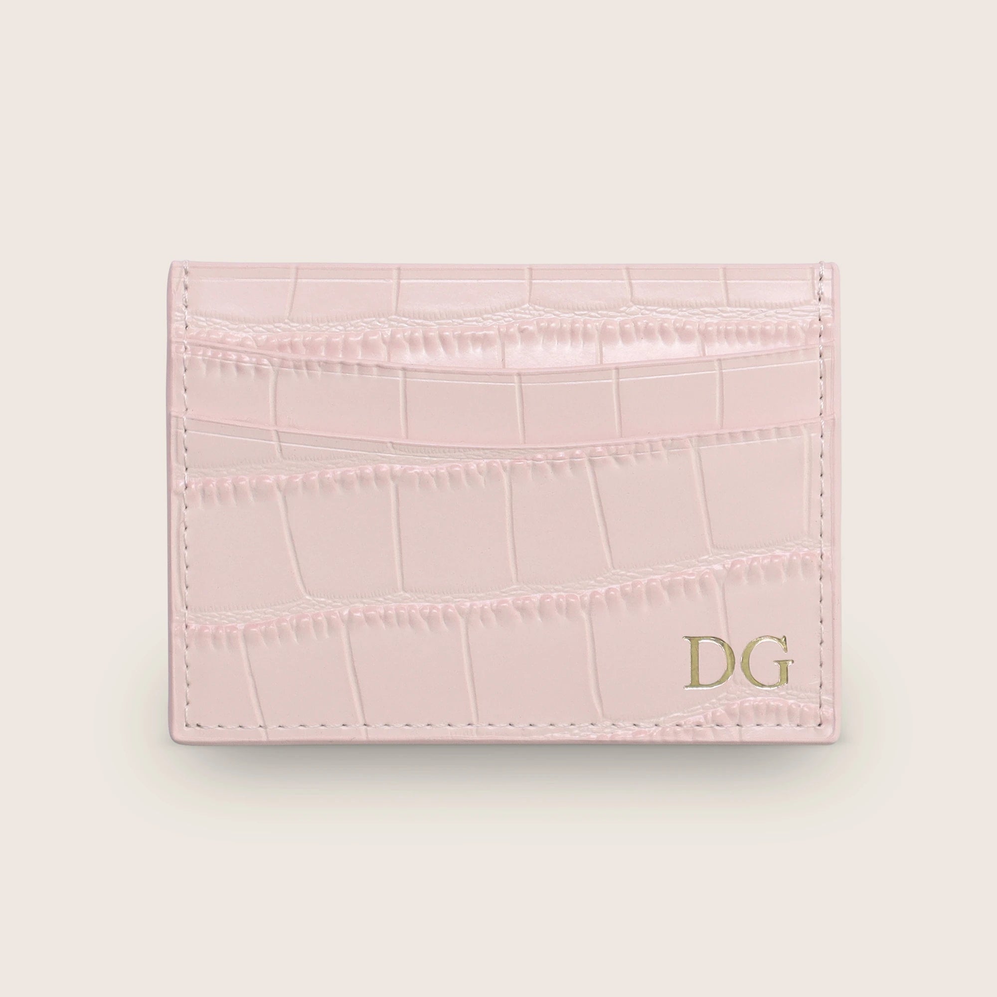 Cardholder - Croc Pink