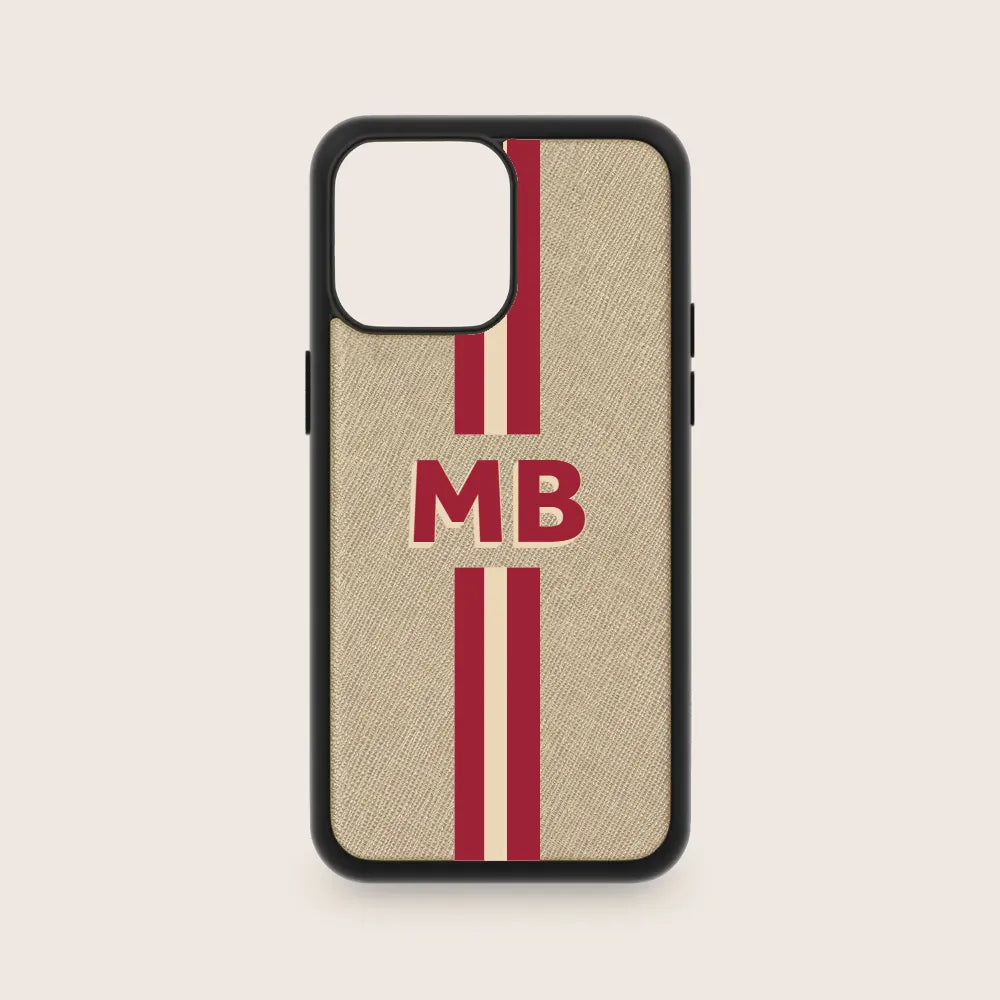 Saffiano Leather iPhone Case