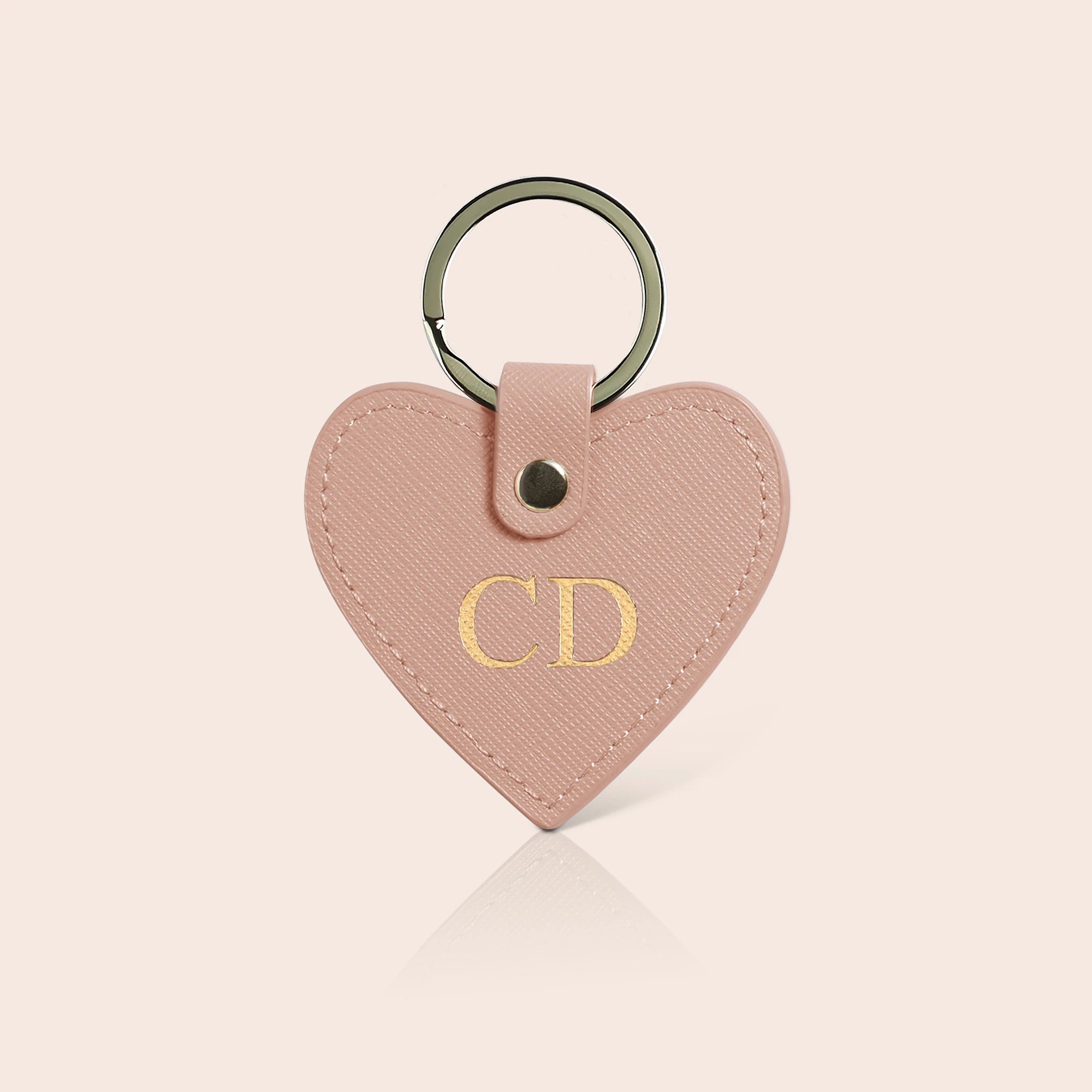 Heart Keyring Nude