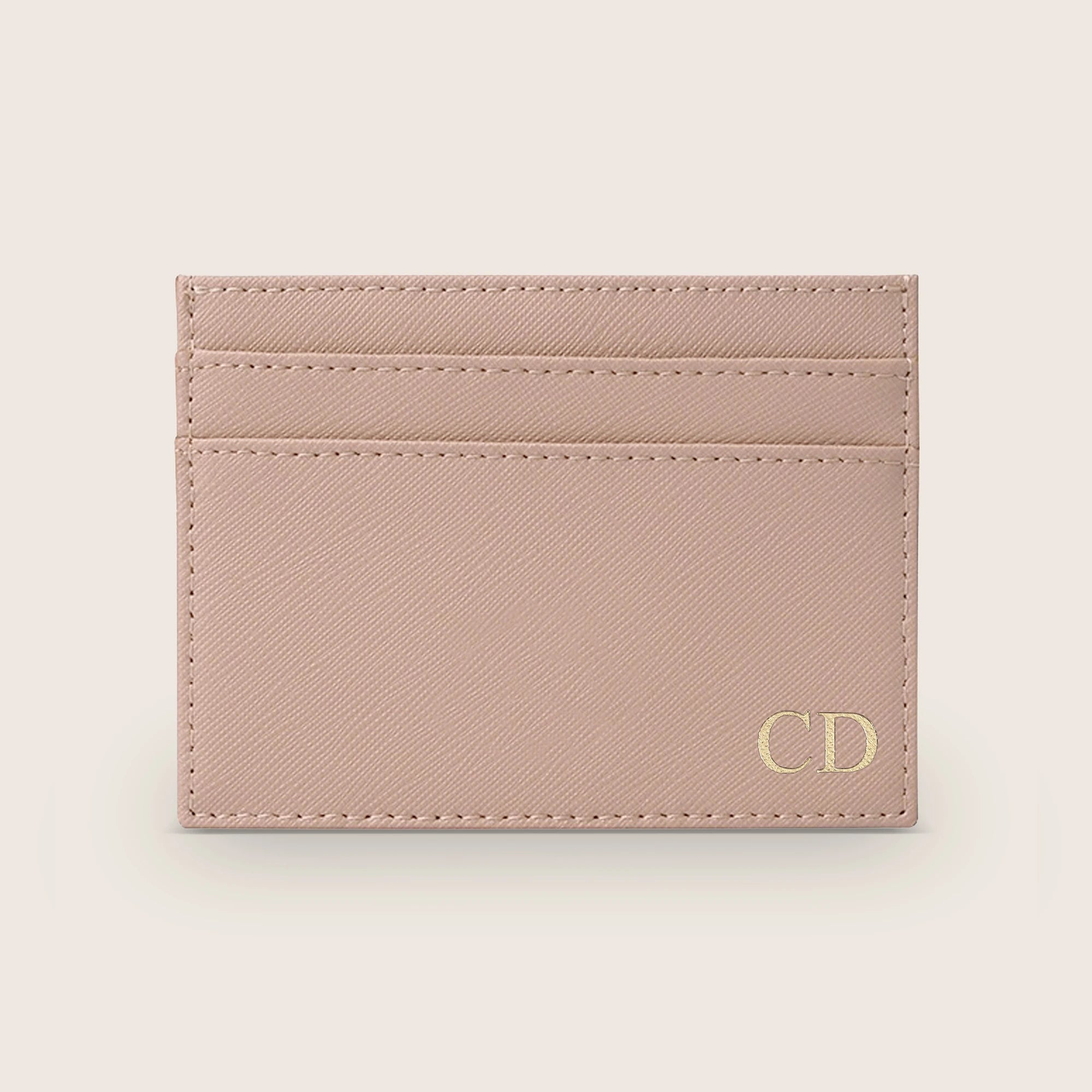 Cardholder - Saffiano Nude