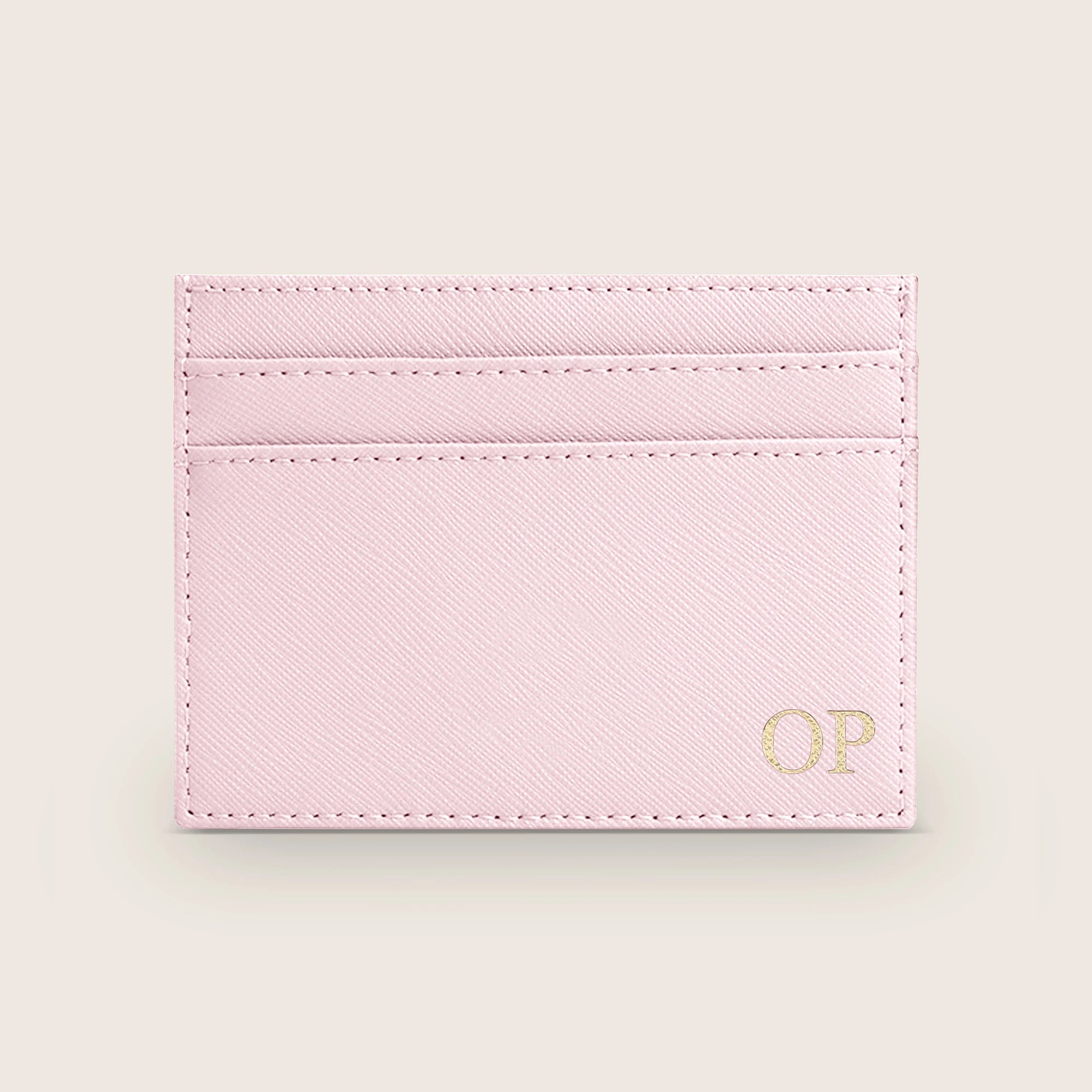 Cardholder - Saffiano Light Pink