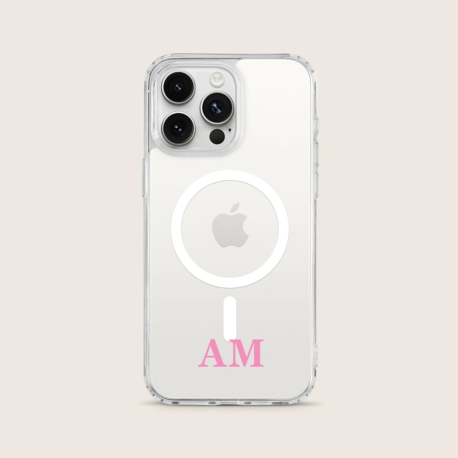 Clear MagSafe Small Initials